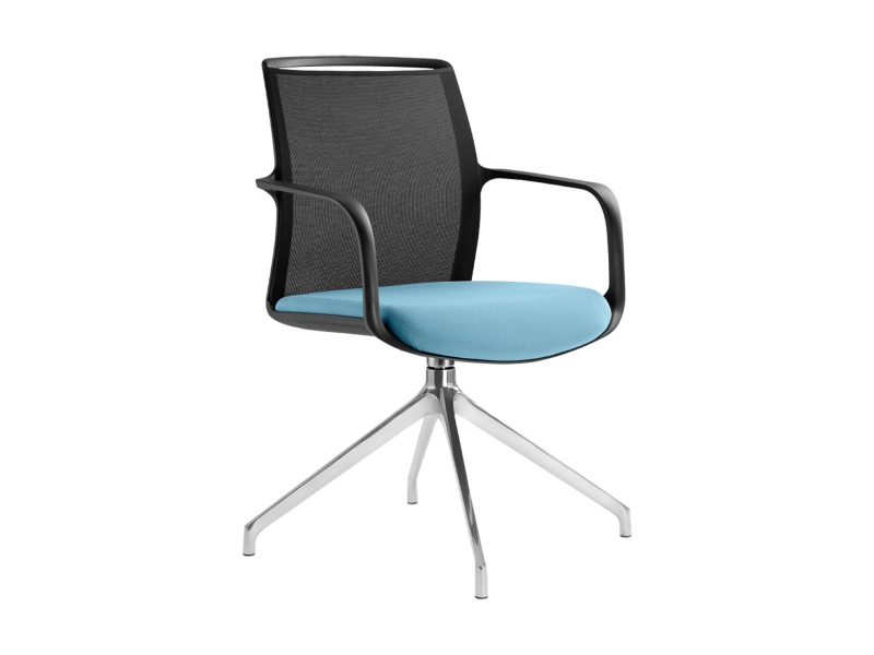 Стул с подлокотниками Leaf 505,F70-N6 фабрики LD SEATING