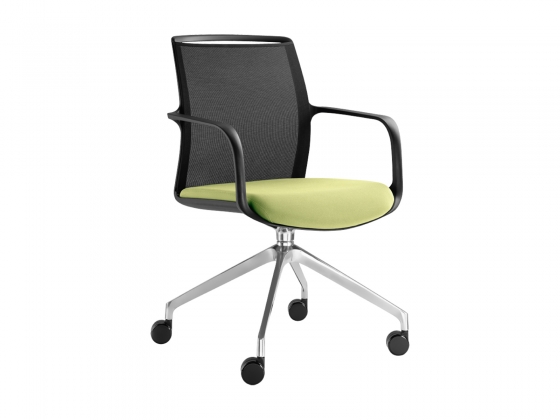 Стул с подлокотниками Leaf 505,F75-N6 фабрики LD SEATING