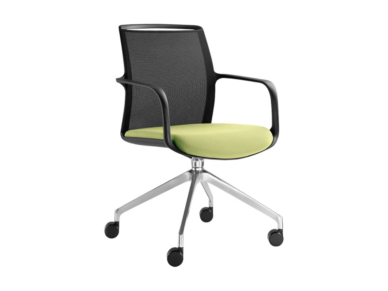 Стул с подлокотниками Leaf 505,F75-N6 фабрики LD SEATING