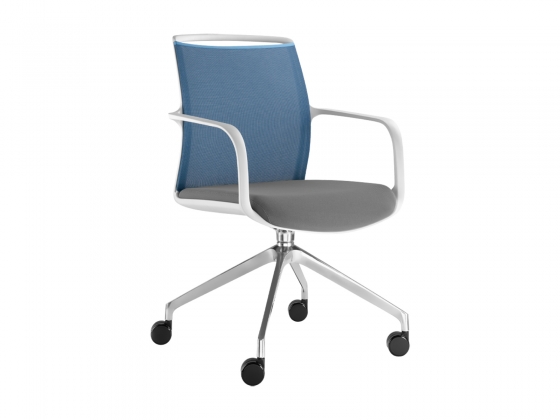 Стул с подлокотниками Leaf 506,F75-N6 фабрики LD SEATING