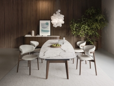 Стул с подлокотниками OLEANDRO WOODEN фабрики CALLIGARIS