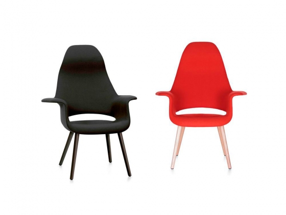 Стул с подлокотниками Eames Fiberglass фабрики Vitra