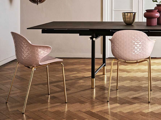 Стул с подлокотниками SAINT TROPEZ METAL фабрики CALLIGARIS