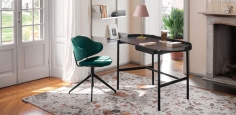 Стул с подлокотниками вращающийся HOLLY фабрики CALLIGARIS