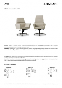 I 4 Mariani ARES office chairs (it, en)