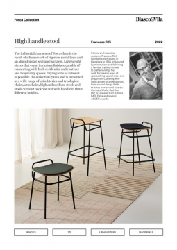 Blasco&Vila - High handle stool (en)