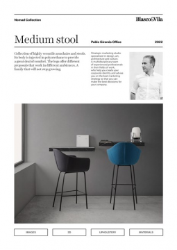 Blasco&Vila - Nomad - Medium stool (en)