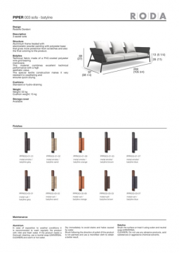 RODA PIPER 003 SOFA en