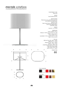 TABLE LAMP DIVA MARZAIS (en, it)