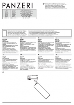 Panzeri - Mounting Instructions (it, en, fr, de, es, nl, pt, pl)