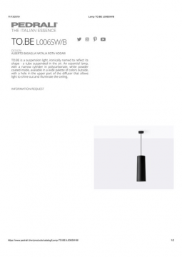 Lamp TO.BE L006SW/B (en)