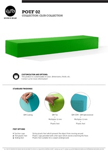 Product sheet - Club Pouf 02