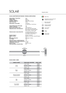 Solar scheda tecnica tech specs (it, en)