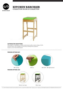 Product sheet - Room 26 Kitchen Barchair