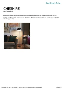 FontanaArte Cheshire floor lamp (en)