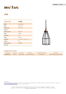 LIMA PENDANT LIGHT (en)