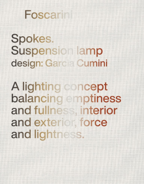 Foscarini Spokes (it, en)