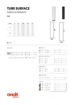 TubeSurface Data sheet