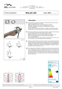 BOLAS LED (en, fr, nl, gr)