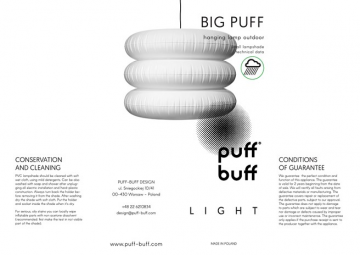 puff buff BIG PUFF outdoor pendant lamp (en)