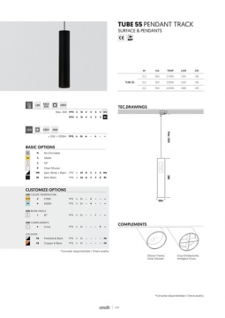 Tube55PTrack Data sheet