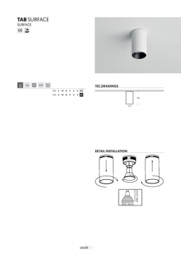 TabSurface Data sheet