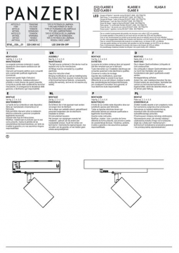 Panzeri - Mounting instruction (it, en, fr, de, es, nl, pt, pl)