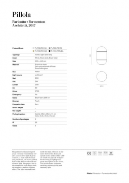 Firmamento Milano PILLOLA table (it, en)