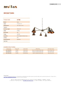 Bridgetown contemporary chandelier (en)