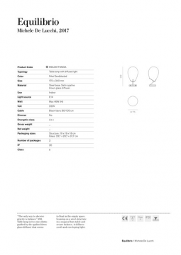 Firmamento Milano EQUILIBRIO SMALL table (it, en)