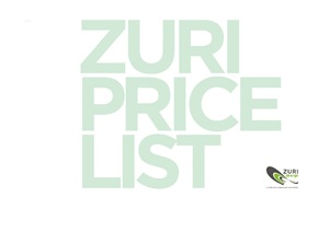 Zuridesign Pricelist