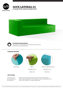 Product sheet - Club Sofa Lateral 04