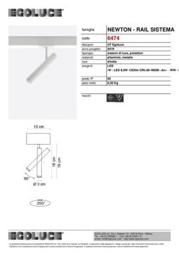 NEWTON SLIM RAIL 6474