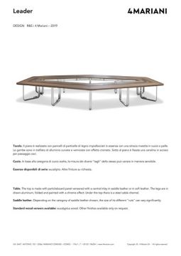 I 4 Mariani LEADER conference table (it, en)