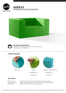 Product sheet - Club Sofa 01