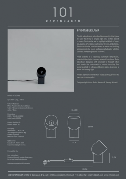 Pivot Table Lamp Burned Black (en)