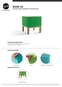 Product sheet - Primary Pouf 04