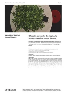 Offecct Press release Upgrade 2018 (en)