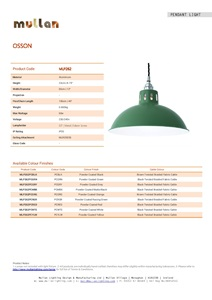 OSSON FACTORY PENDANT (en)