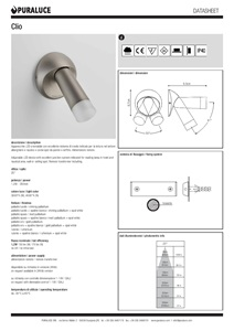 Clio - Data Sheet (it, en)