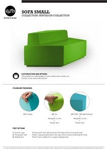 Product sheet - Pentagon Sofa Small