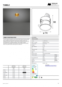 11621141 - Thimble 74 adjustable LED GE (en)