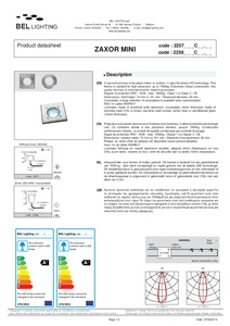 ZAXOR MINI (en, fr, nl, gr)