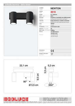 NEWTON EASY GU10 DUE 4619