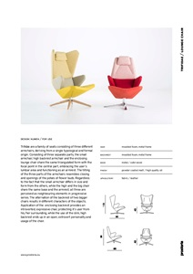 Trifidae lounge chair and armchair (en)