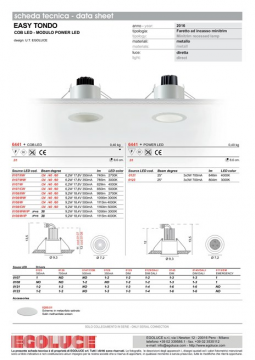 EASY TONDO COB LED / POWER LED 6441