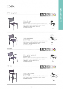 Costa - Technical specifications (en)