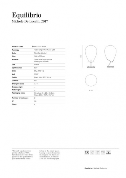 Firmamento Milano EQUILIBRIO MEDIUM table (it, en)