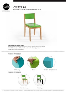 Product sheet - Room 26 Chair 01