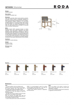 RODA NETWORK 159 armchair en